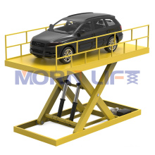 customized car scissor lift platform underground garage hydraulic stationary scissor car lift table for lifting cars